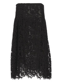 Fendi Women Macramé Lace Midi Skirt