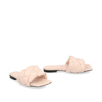 Bottega Veneta Lido Leather Flat Sandals Women