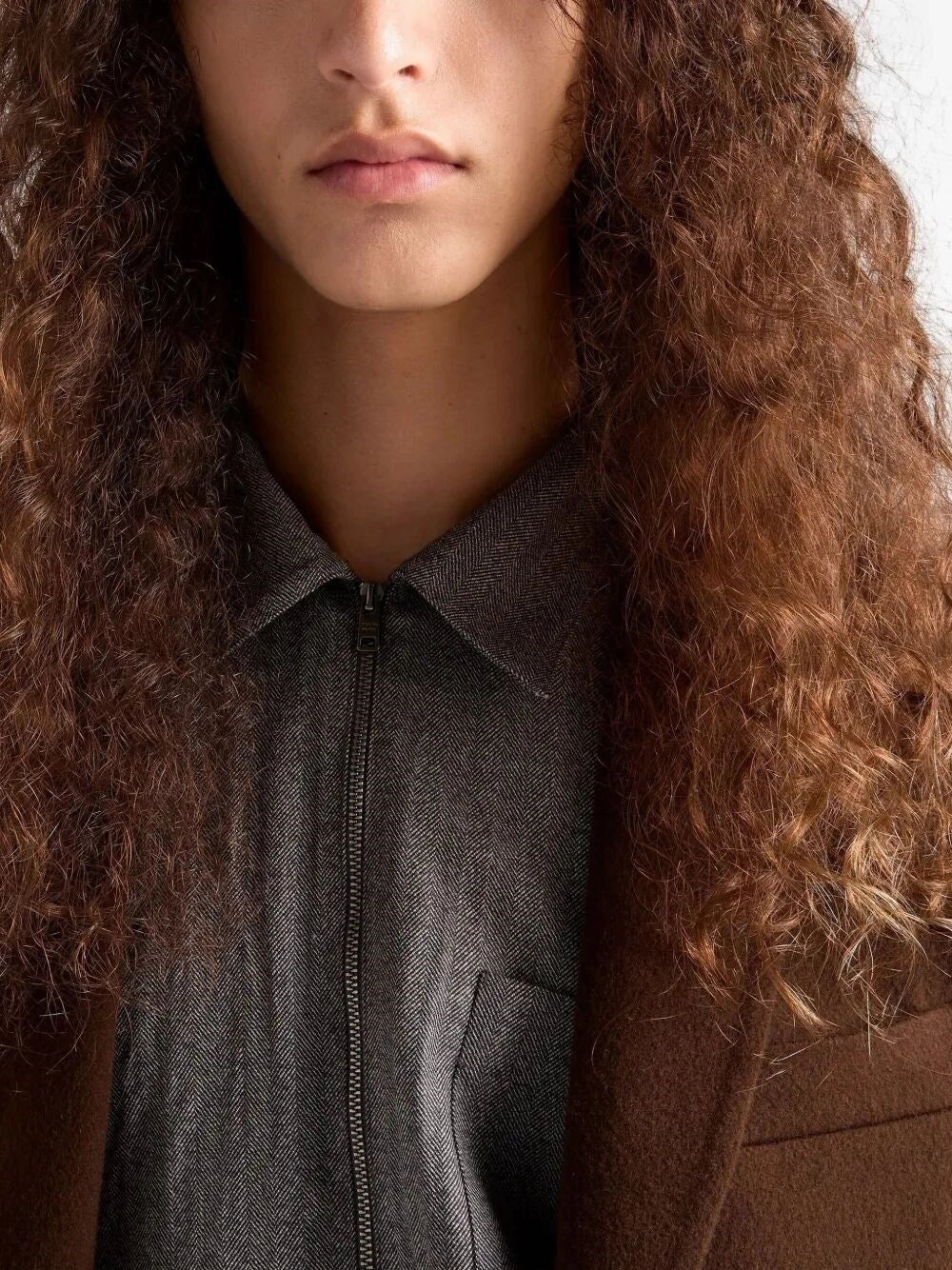 Prada Men Wool Shirt Jacket