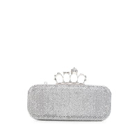 Alexander Mcqueen Alexander Mcqueen Silver Clutch Bags Women
