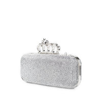 Alexander Mcqueen Alexander Mcqueen Silver Clutch Bags Women