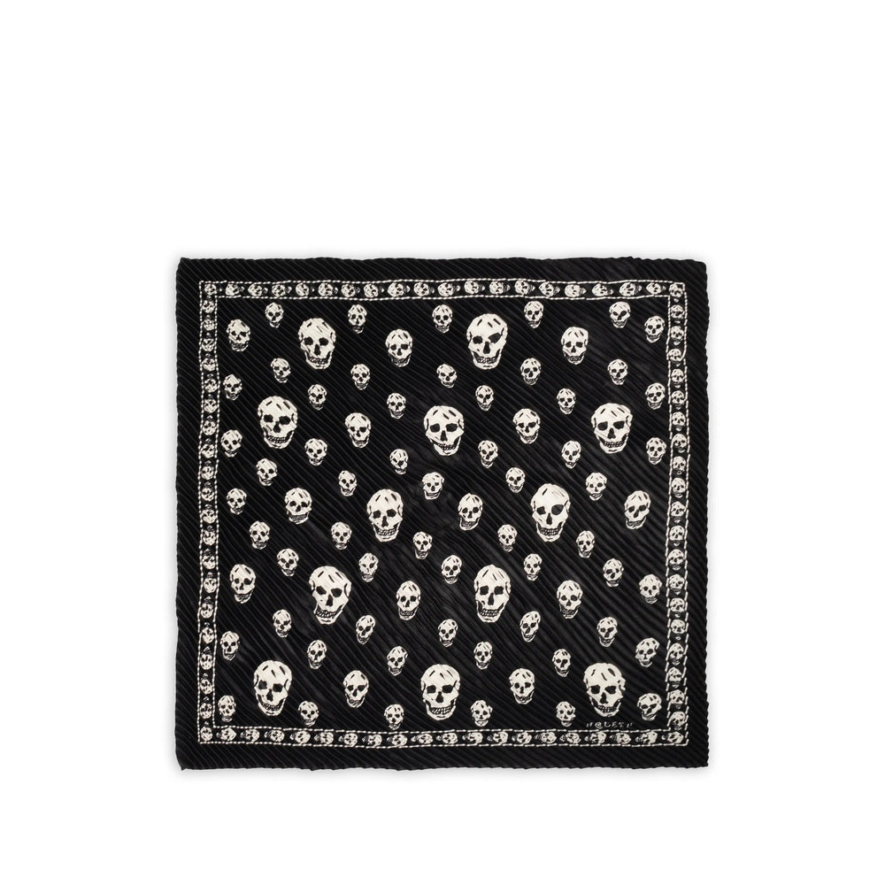 Alexander Mcqueen Black Scarves Women