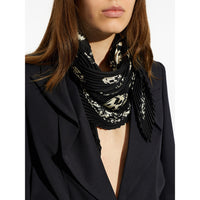 Alexander Mcqueen Black Scarves Women