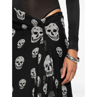 Alexander Mcqueen Black Skirts - Asymmetric & Draped Skirts Women