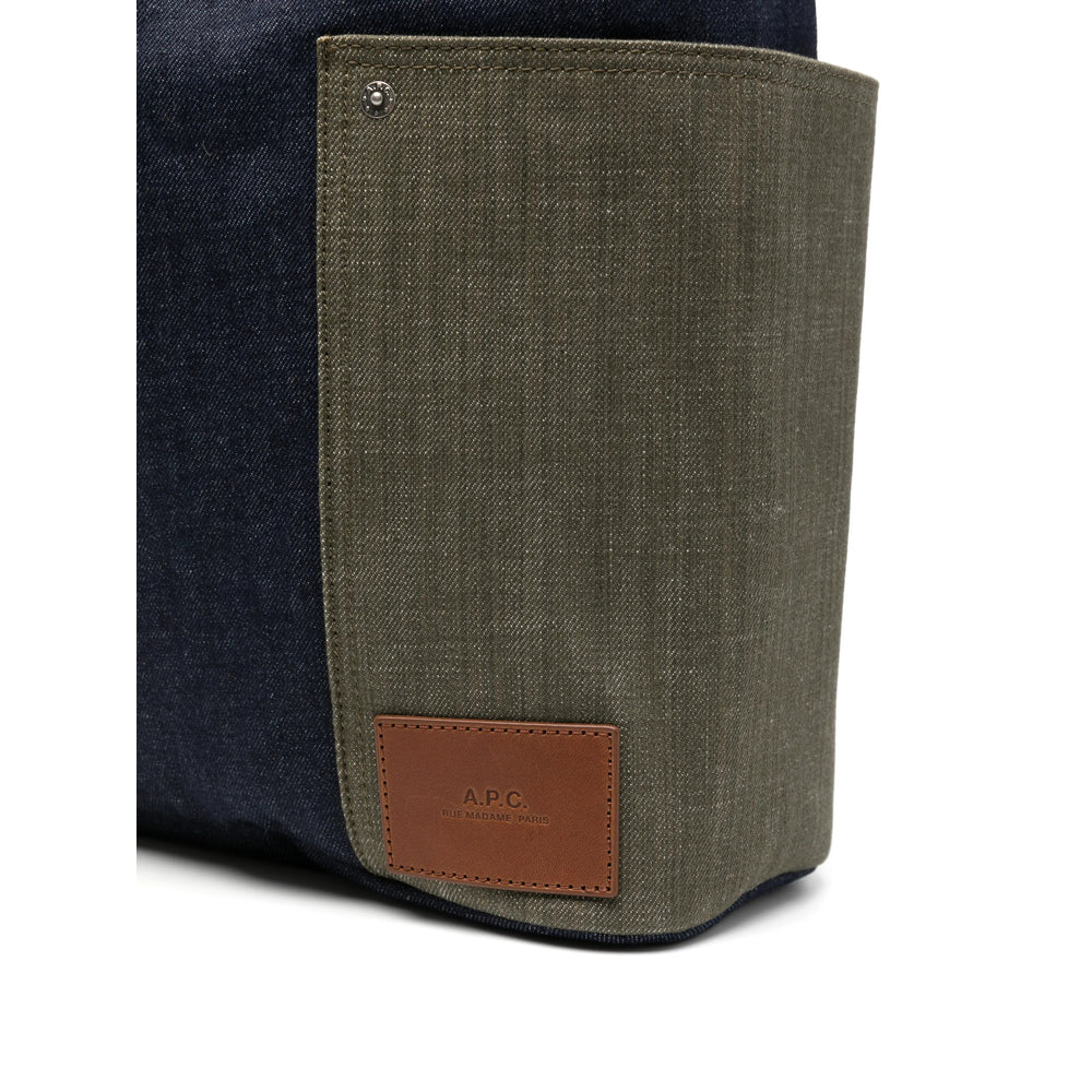 A.P.C. Blue Tote Bags Women