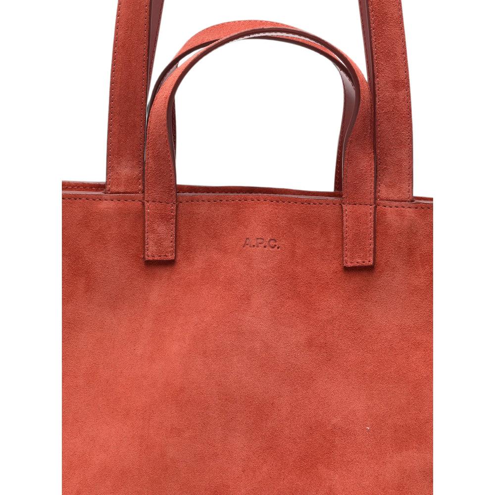 A.P.C. Orange Tote Bags Women
