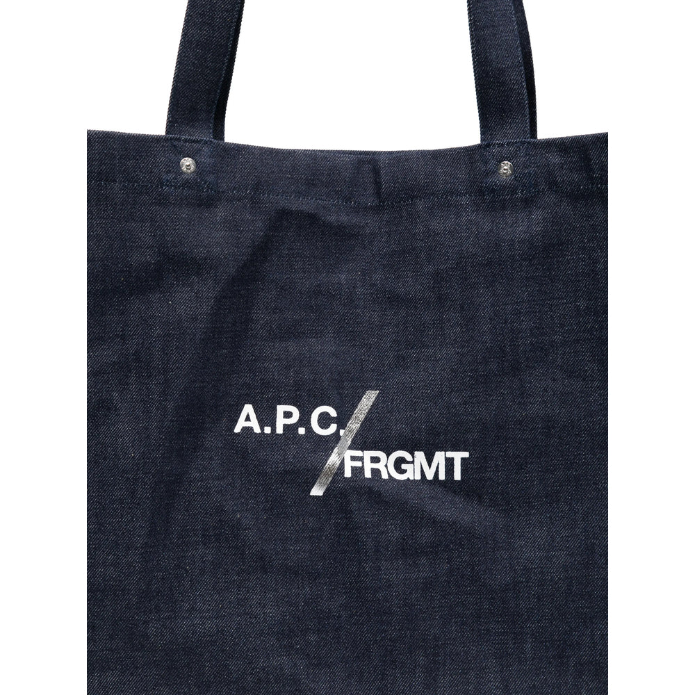 A.p.c. X Frgmt A.P.C. X Frgmt Blue Tote Bags Men