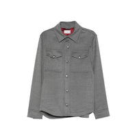 Brunello Cucinelli Grey Jackets - Shirt Jackets Men