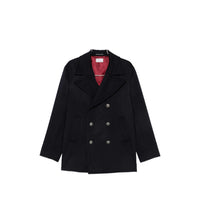 Brunello Cucinelli Blue Coats - Peacoats Men