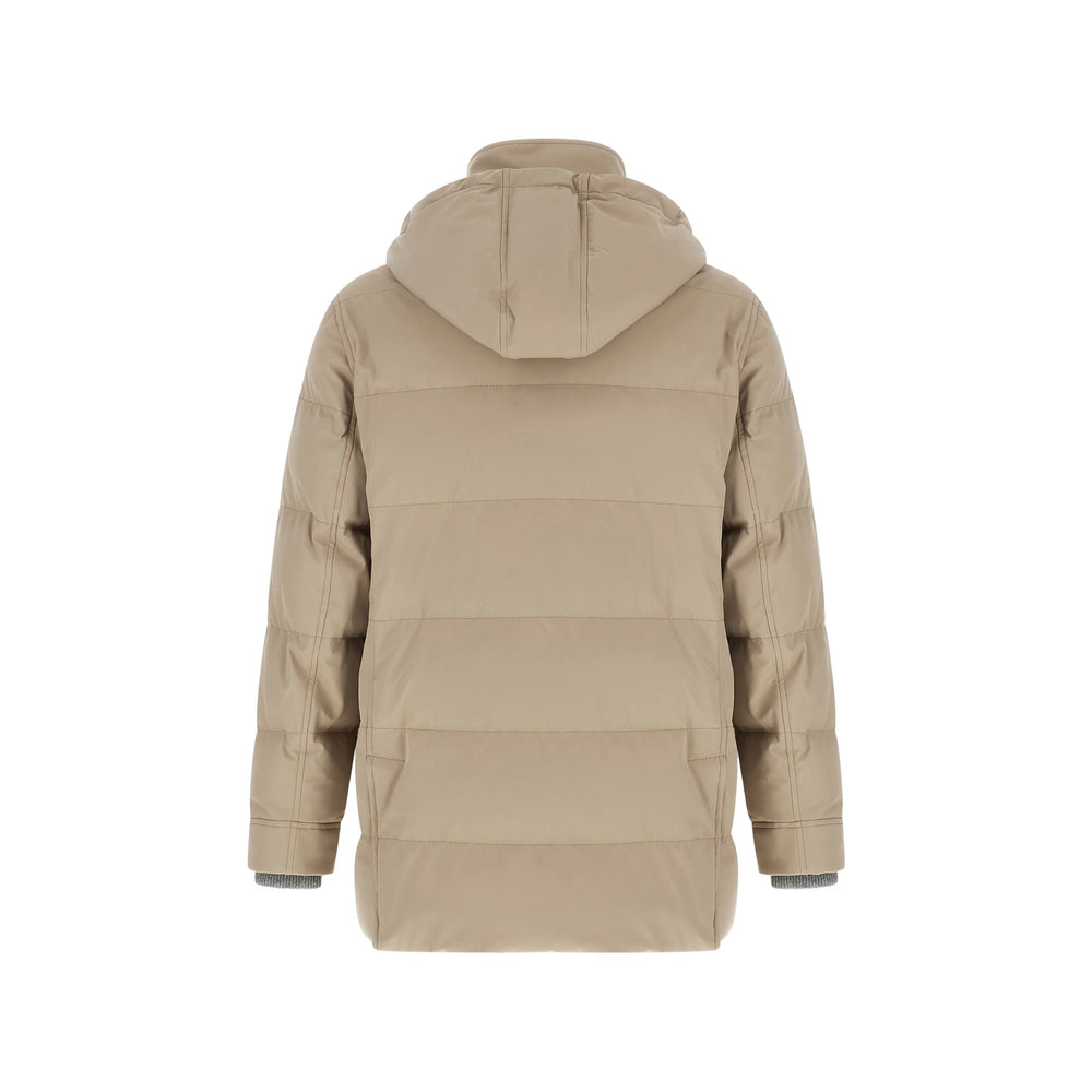 Brunello Cucinelli Brunello Cucinelli Neutrals Coats - Parkas Men