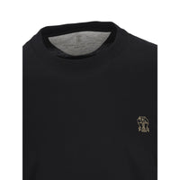 Brunello Cucinelli Black T-Shirts & Vests - T-Shirts Men