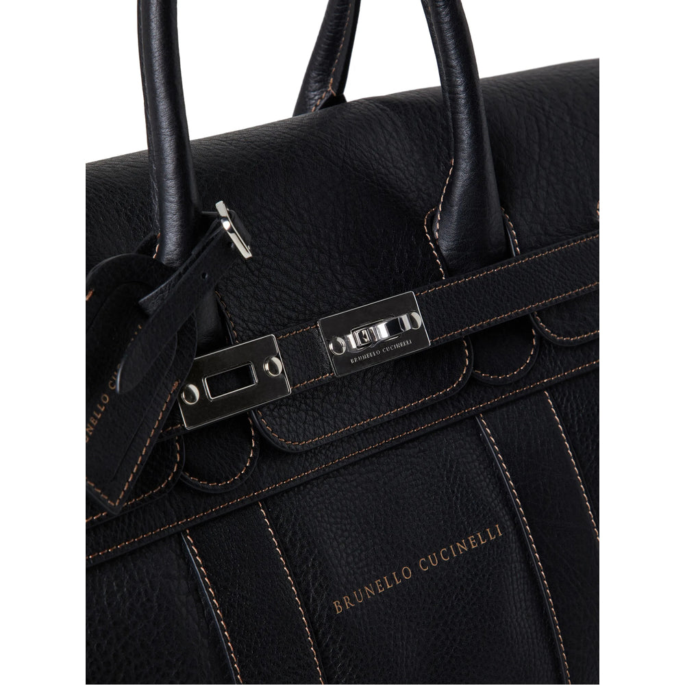 Brunello Cucinelli Brunello Cucinelli Black Luggage & Holdalls Men