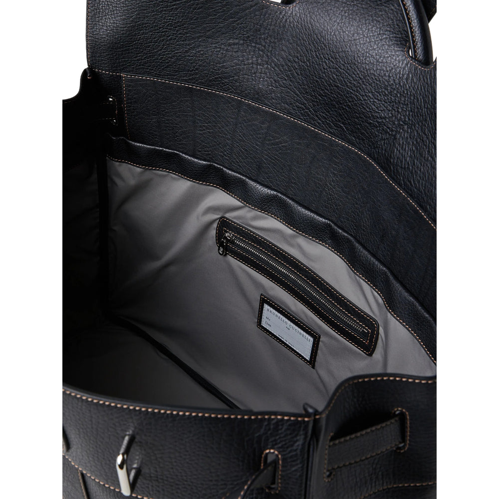 Brunello Cucinelli Brunello Cucinelli Black Luggage & Holdalls Men
