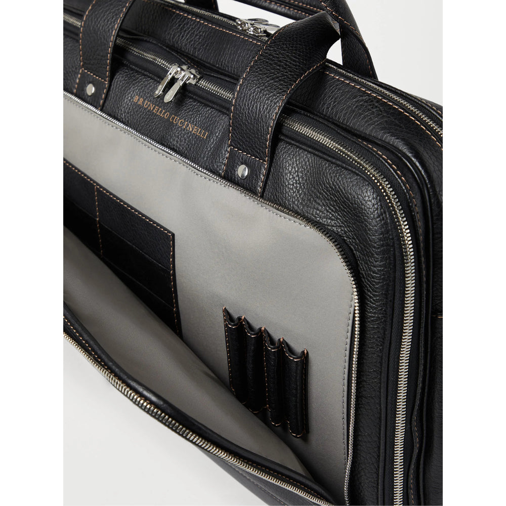 Brunello Cucinelli Brunello Cucinelli Black Laptop Bags & Briefcases Men