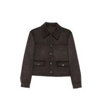 Brunello Cucinelli Brunello Cucinelli Brown Jackets - Cropped Jackets Women