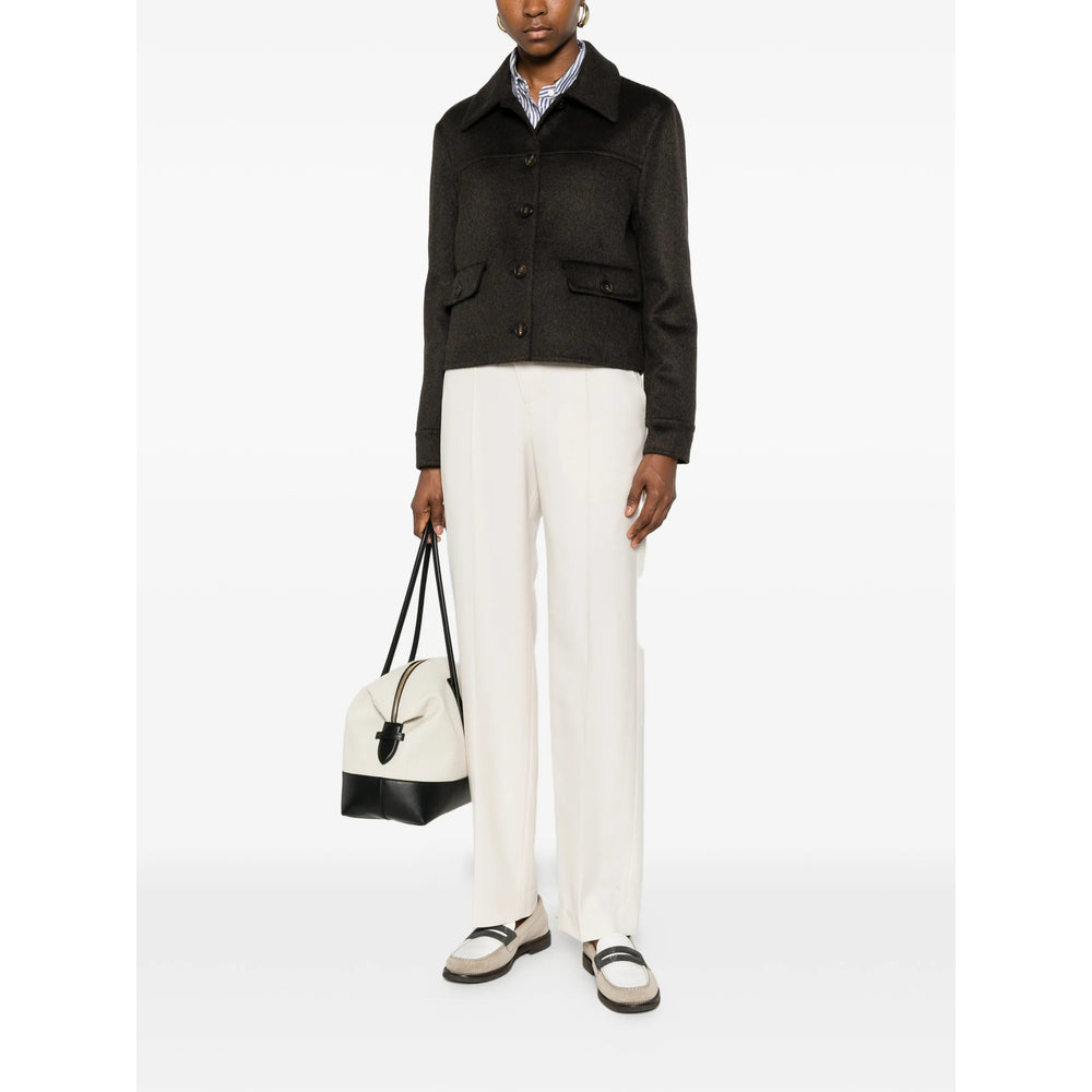 Brunello Cucinelli Brunello Cucinelli Brown Jackets - Cropped Jackets Women