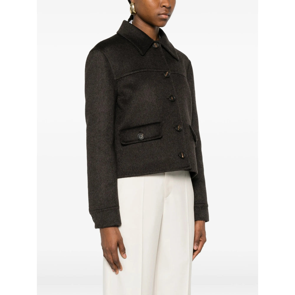 Brunello Cucinelli Brunello Cucinelli Brown Jackets - Cropped Jackets Women