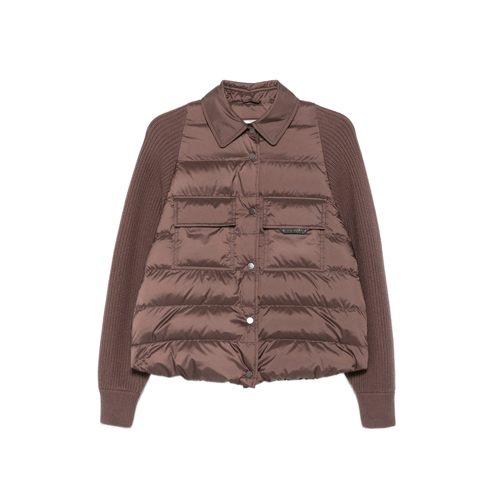 Brunello Cucinelli Brunello Cucinelli Brown Jackets - Puffer Jackets Women