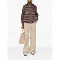 Brunello Cucinelli Brunello Cucinelli Brown Jackets - Puffer Jackets Women