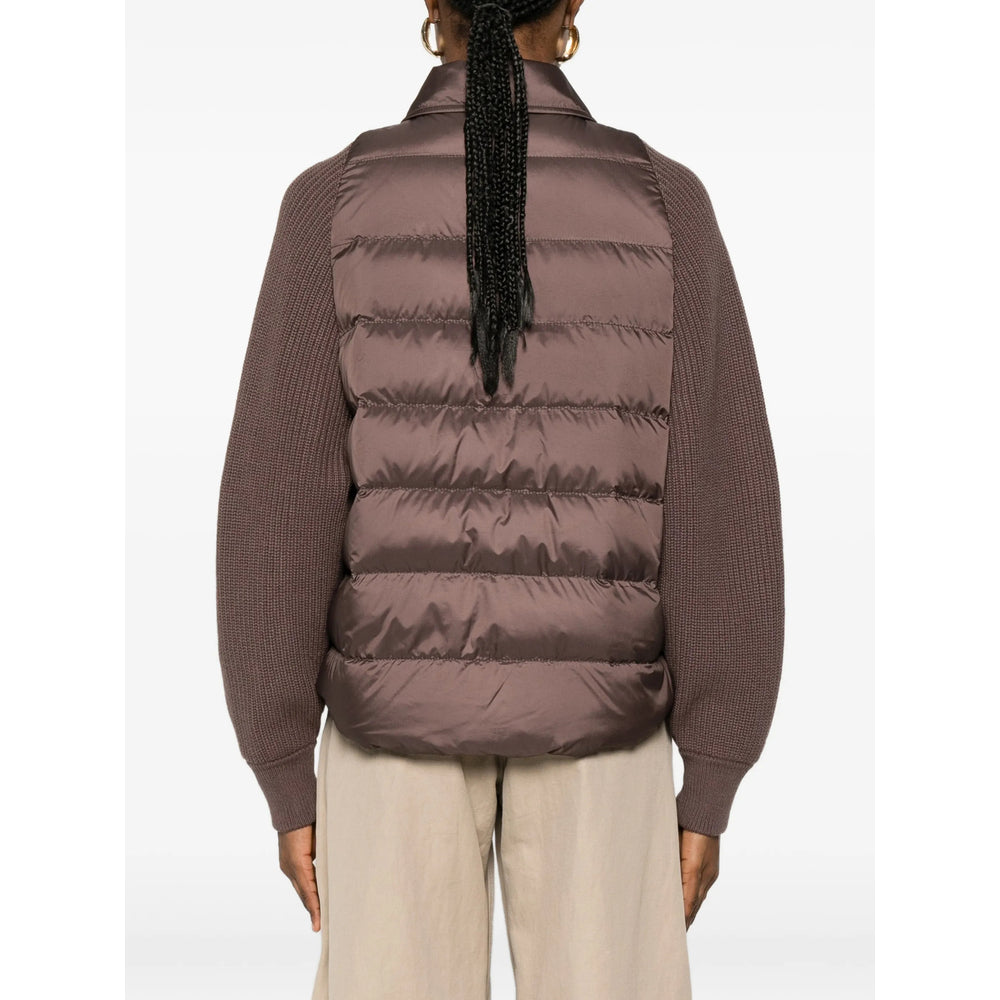 Brunello Cucinelli Brunello Cucinelli Brown Jackets - Puffer Jackets Women