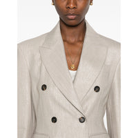 Brunello Cucinelli Neutrals Jackets - Blazers Women