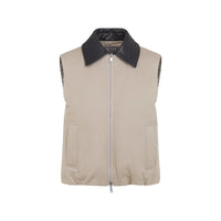 Brunello Cucinelli Brunello Cucinelli Neutrals Jackets - Waistcoat & Gilets Women