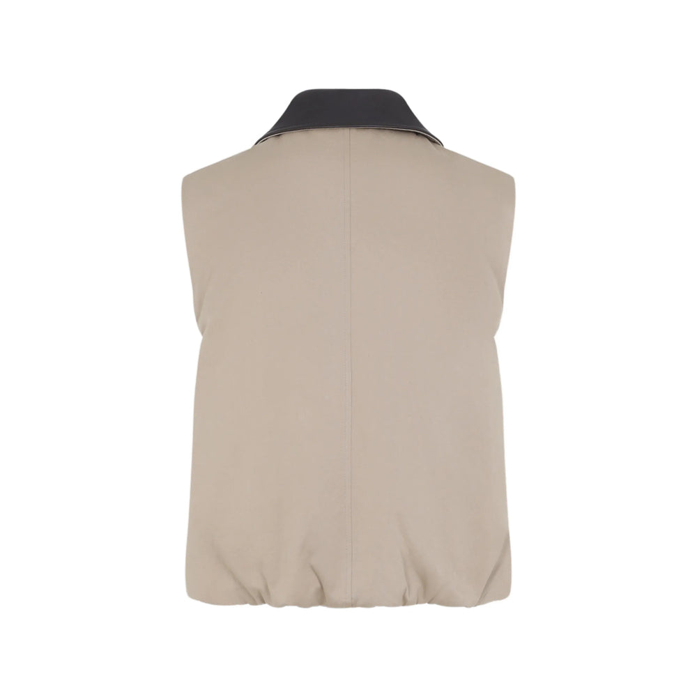Brunello Cucinelli Brunello Cucinelli Neutrals Jackets - Waistcoat & Gilets Women