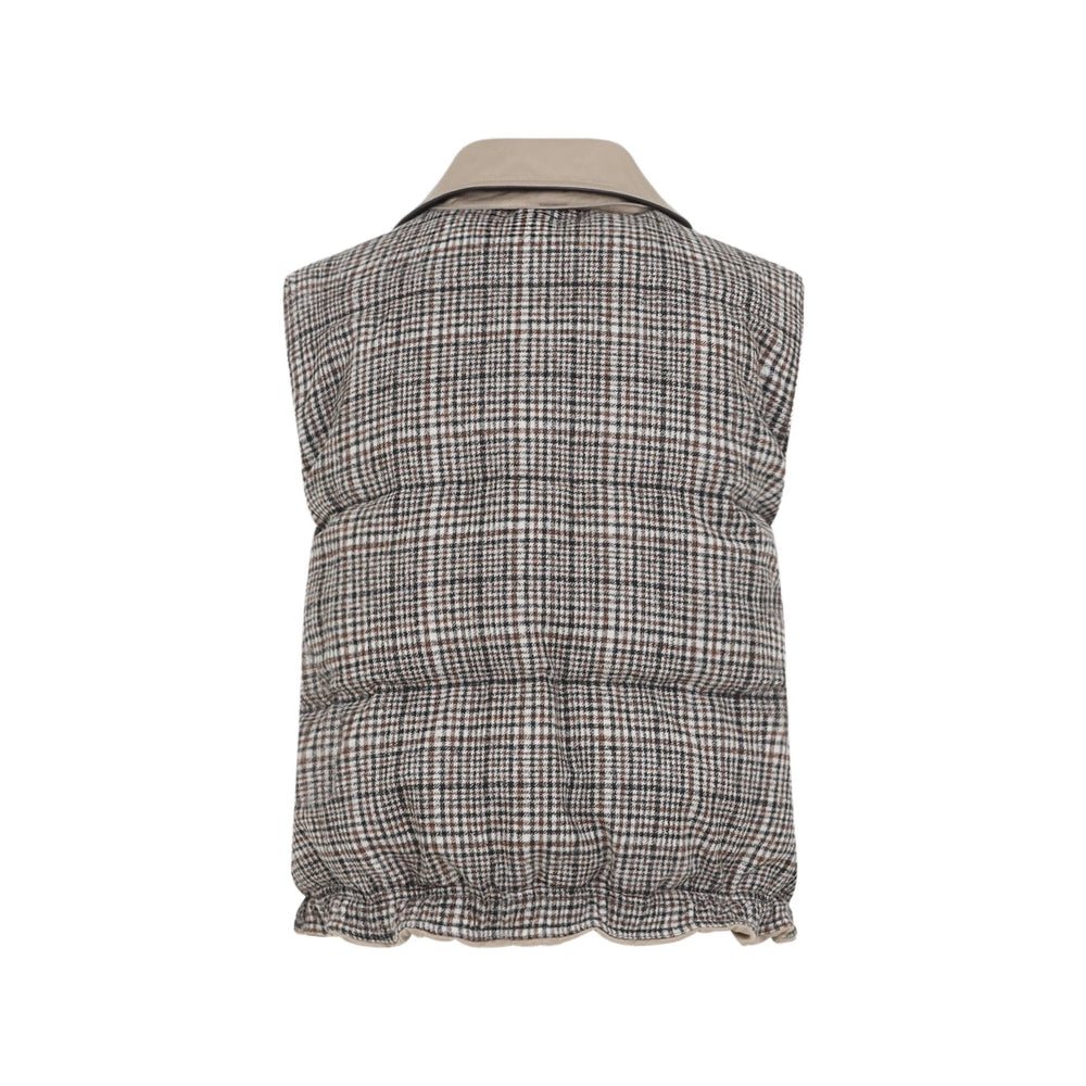 Brunello Cucinelli Brunello Cucinelli Neutrals Jackets - Waistcoat & Gilets Women