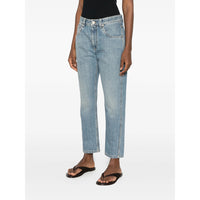 Brunello Cucinelli Brunello Cucinelli Blue Denim - Straight-Leg Jeans Women
