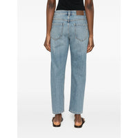 Brunello Cucinelli Brunello Cucinelli Blue Denim - Straight-Leg Jeans Women