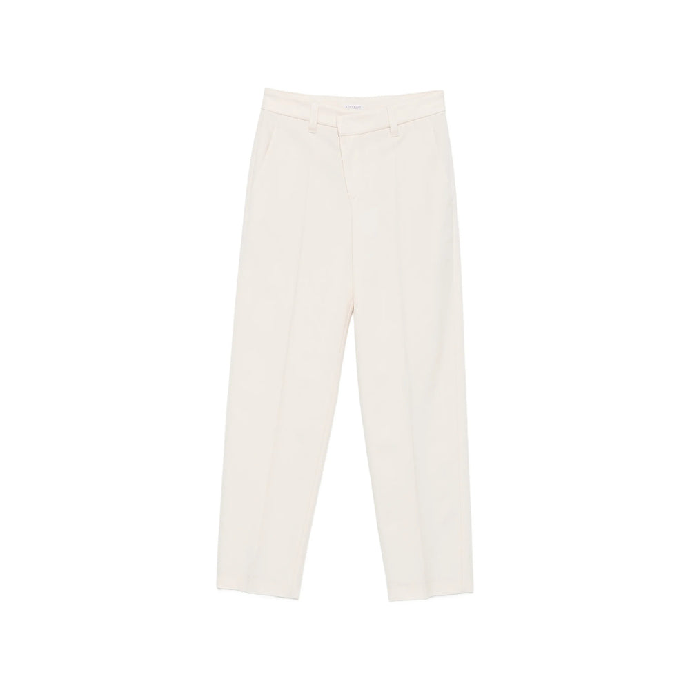 Brunello Cucinelli Neutrals Trousers - Straight Trousers Women