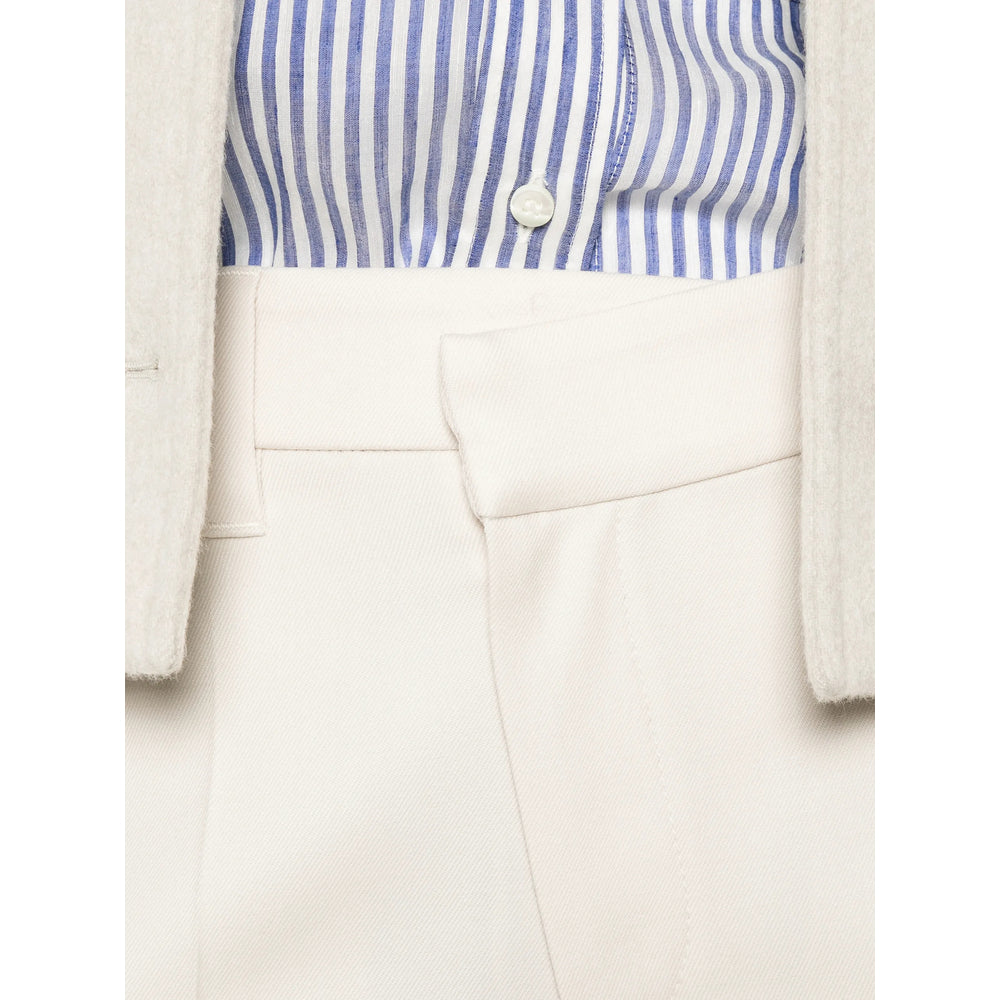 Brunello Cucinelli Neutrals Trousers - Straight Trousers Women
