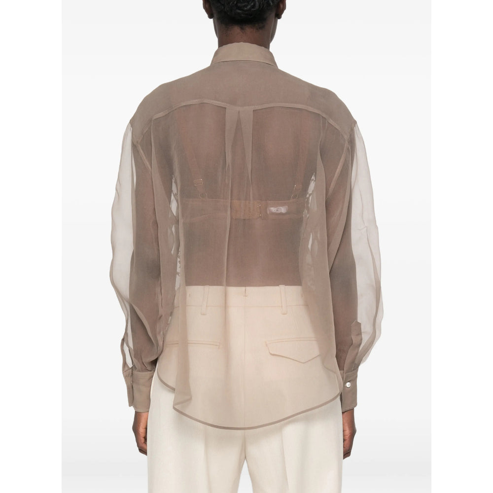 Brunello Cucinelli Brunello Cucinelli Brown Tops - Shirts Women