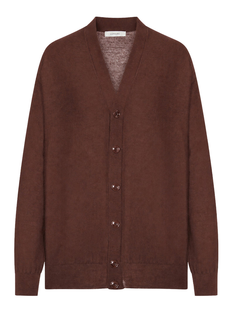 Lemaire Lemaire Women Relaxed Twisted Cardigan In Merino Blend