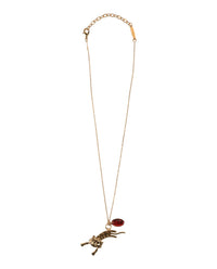Ferragamo Womens Tiger Pendant Necklace