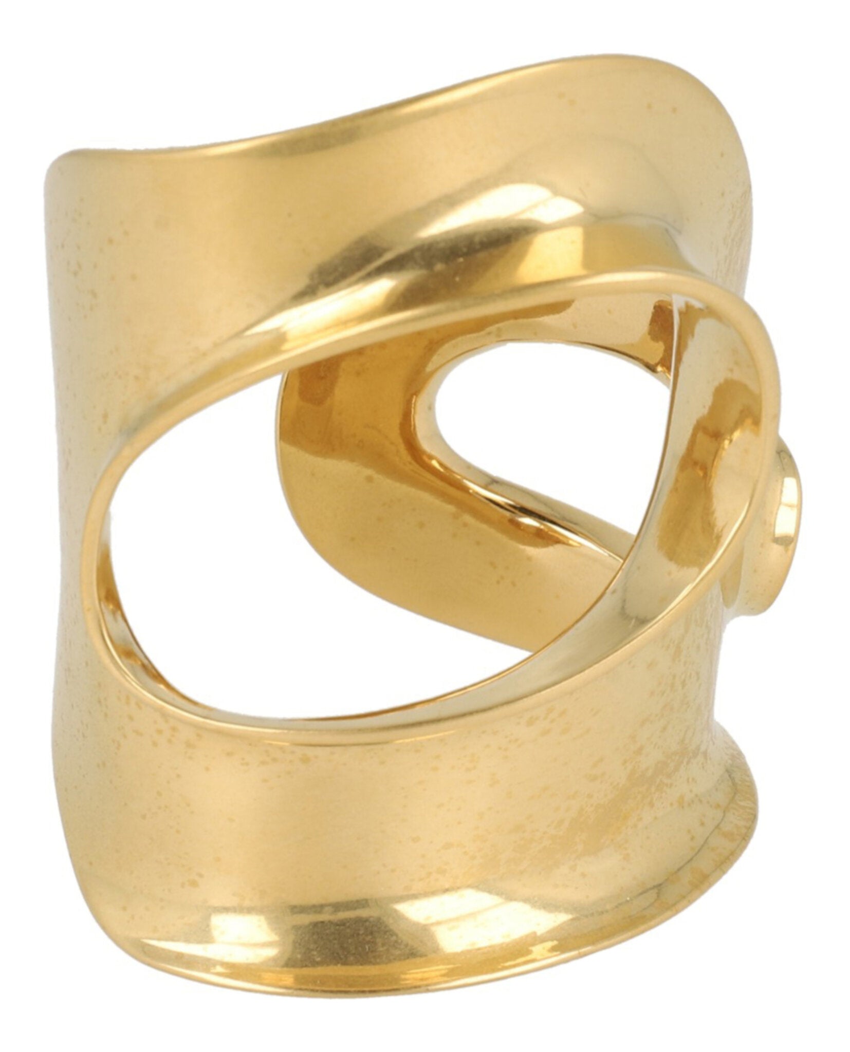 Ferragamo Womens Small Sculptural Cutout Bracelet