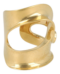 Ferragamo Womens Small Sculptural Cutout Bracelet