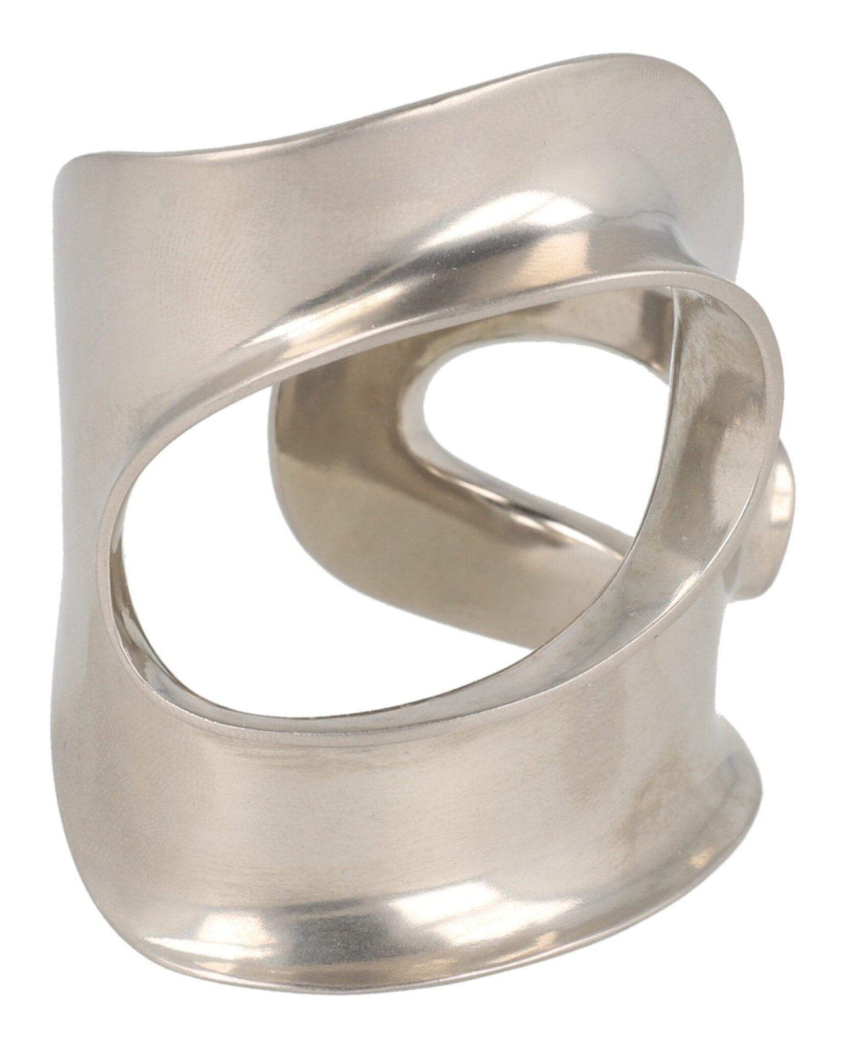 Ferragamo Womens Large Sculptural Cutout Bracelet