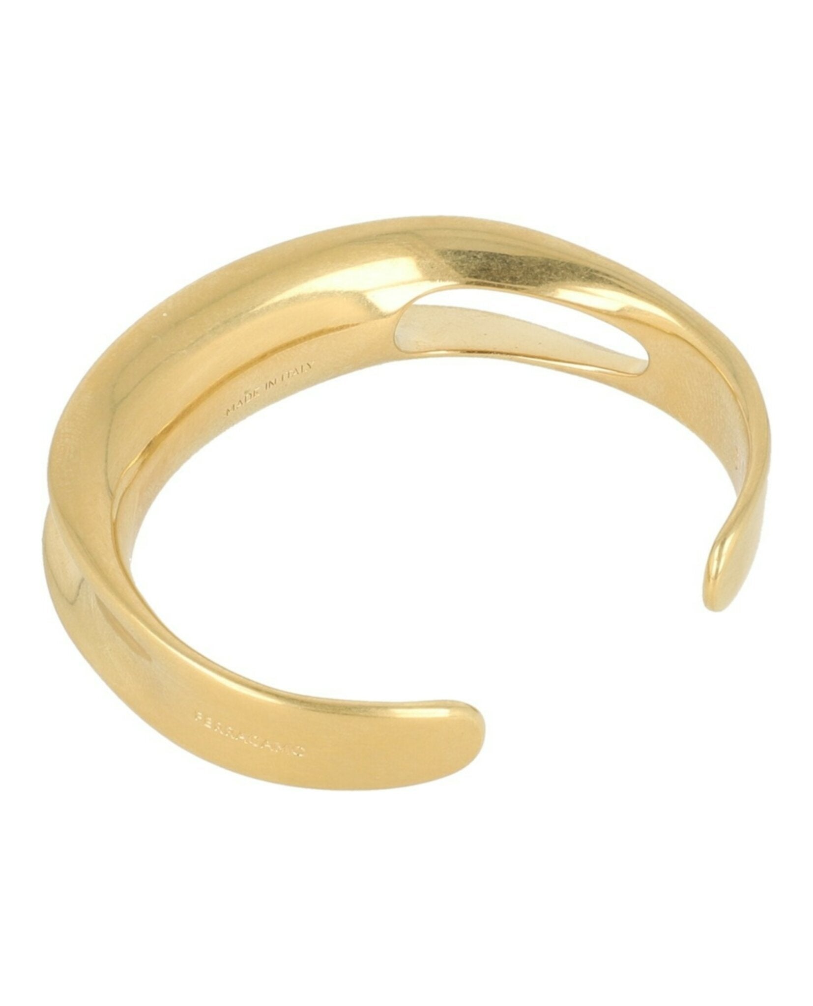 Ferragamo Womens Asymmetrical Sculptural Bracelet