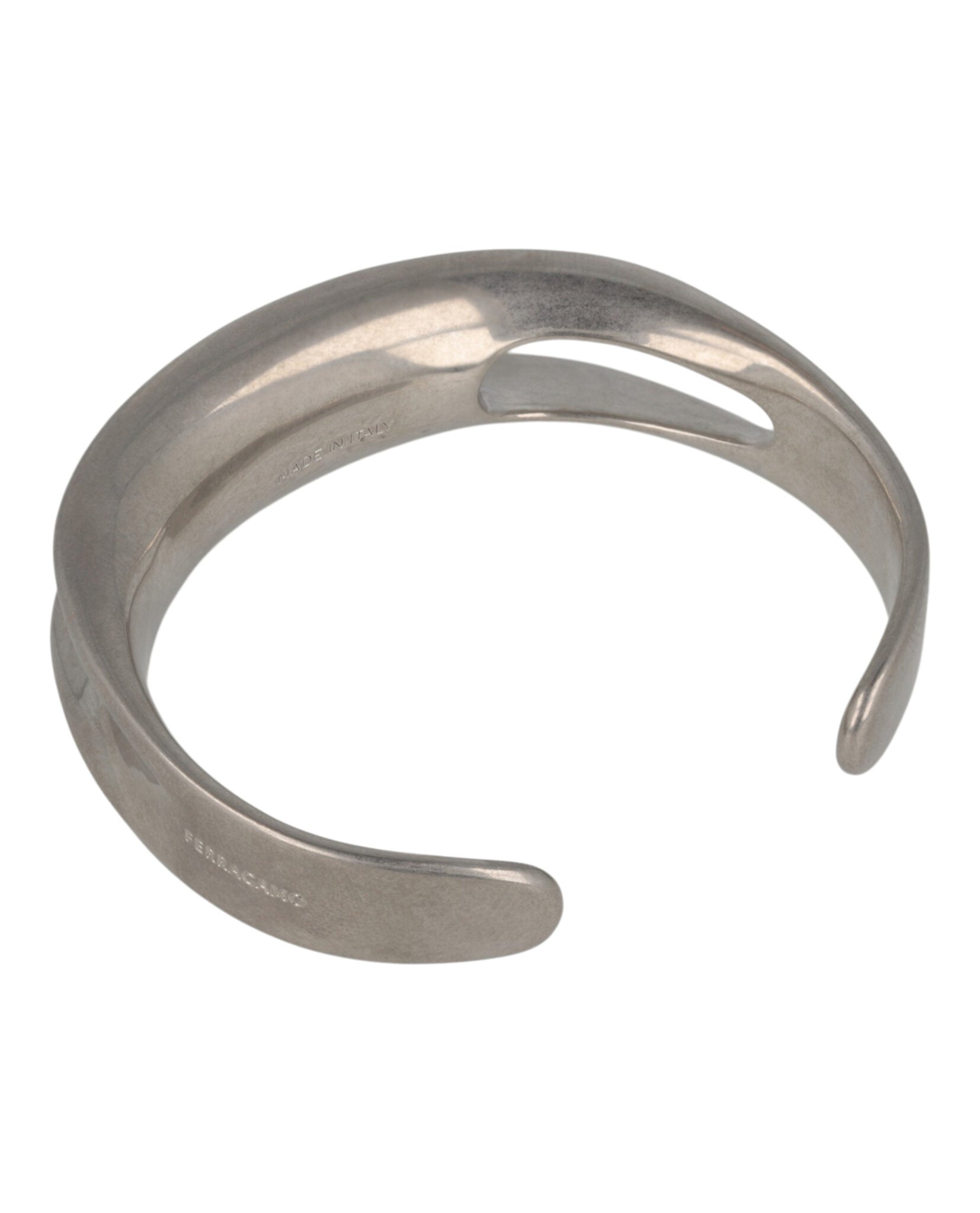 Ferragamo Womens Asymmetrical Sculptural Bracelet