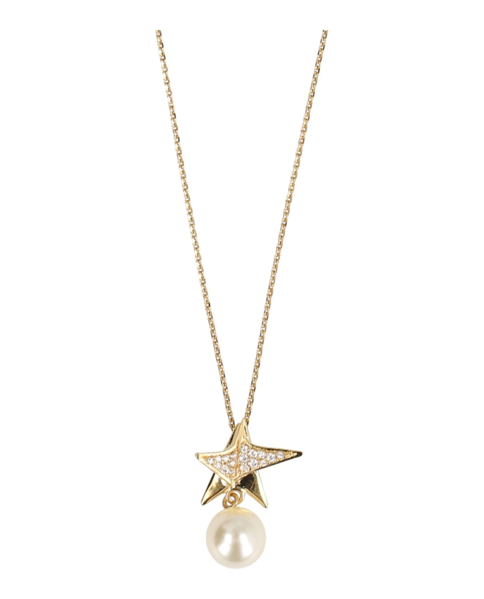 Ferragamo Womens Star Pendant Necklace