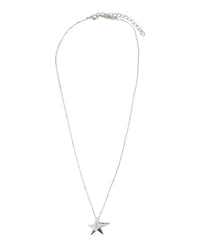Ferragamo Womens Crystal Embellished Star Necklace