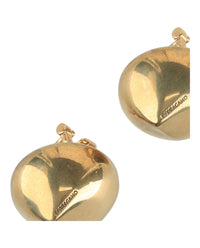 Ferragamo Womens Small Sculptural Clip on Earrings