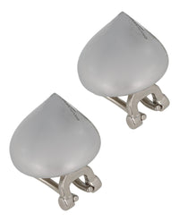 Ferragamo Womens Small Sculptural Clip on Earrings
