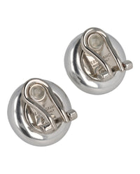 Ferragamo Womens Small Sculptural Clip on Earrings