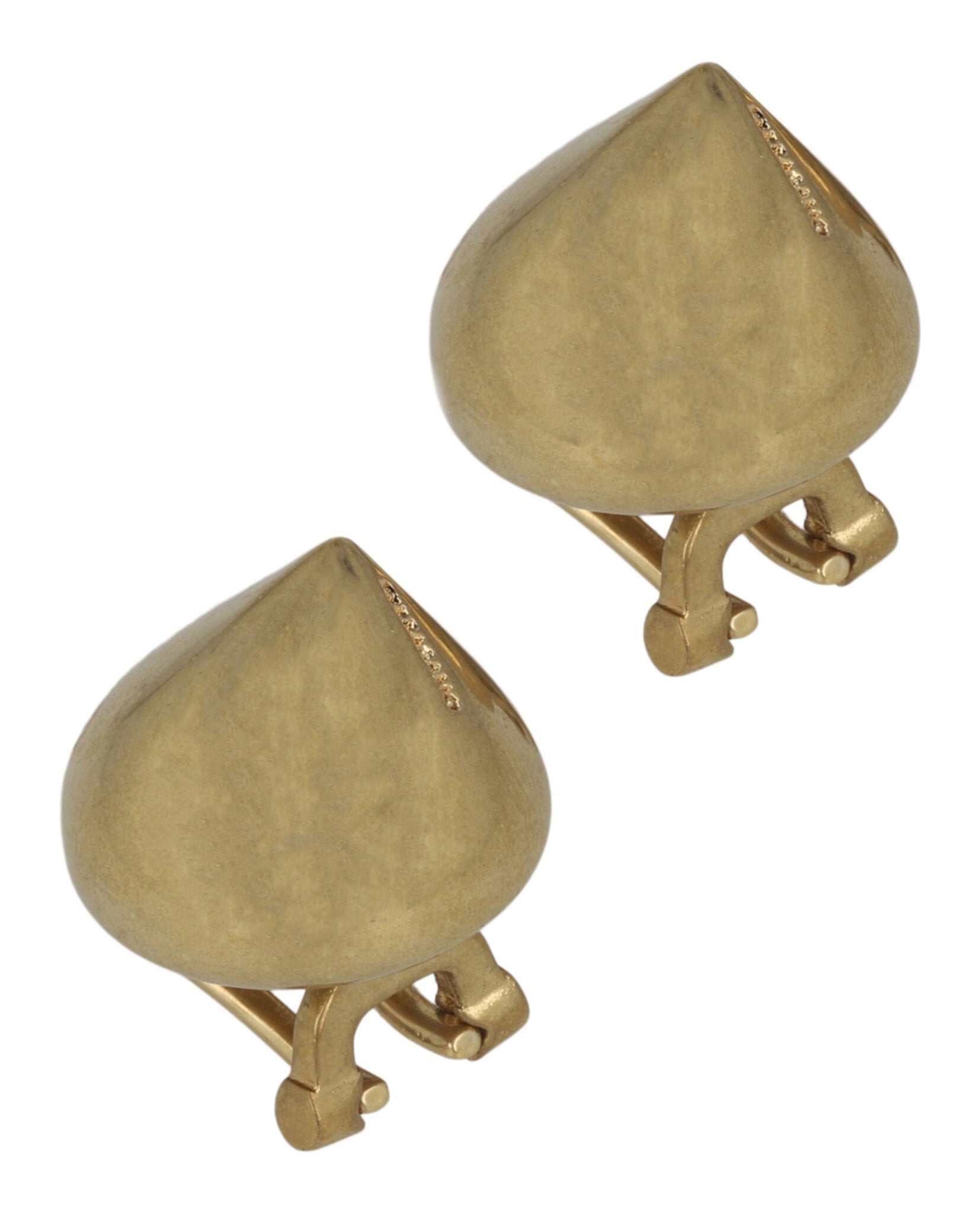 Ferragamo Womens Small Sculptural Clip on Earrings
