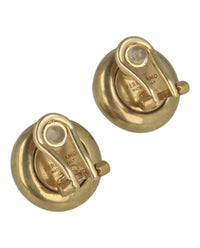 Ferragamo Womens Small Sculptural Clip on Earrings