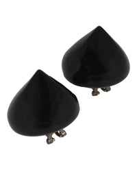 Ferragamo Womens Large Sculptural Clip on Earrings