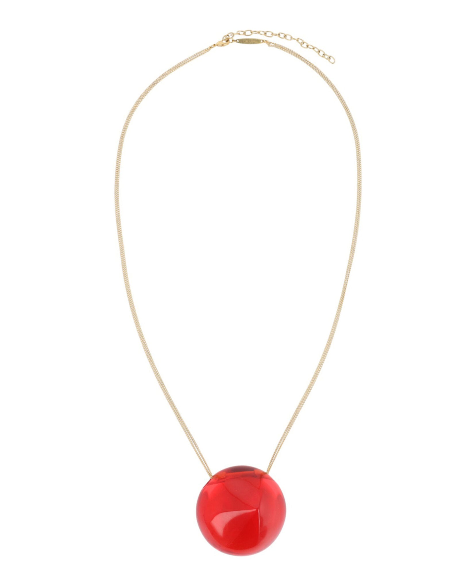 Ferragamo Womens Sculptural Pendant Necklace