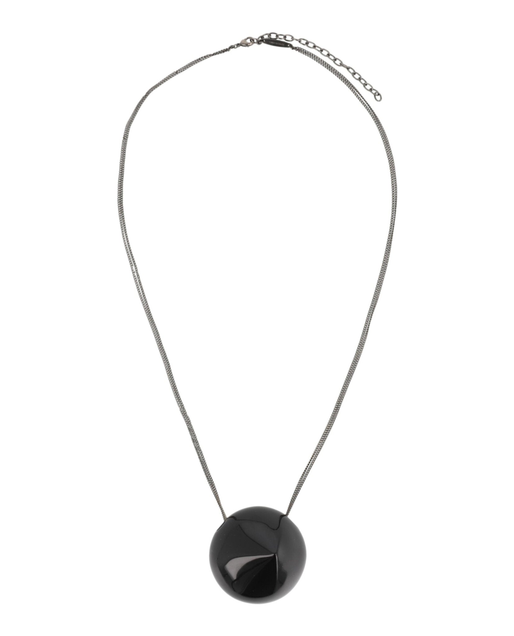 Ferragamo Womens Sculptural Pendant Necklace